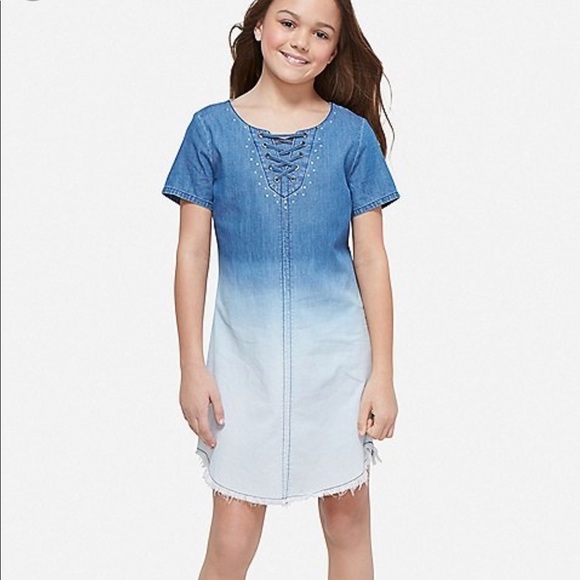 justice denim dress
